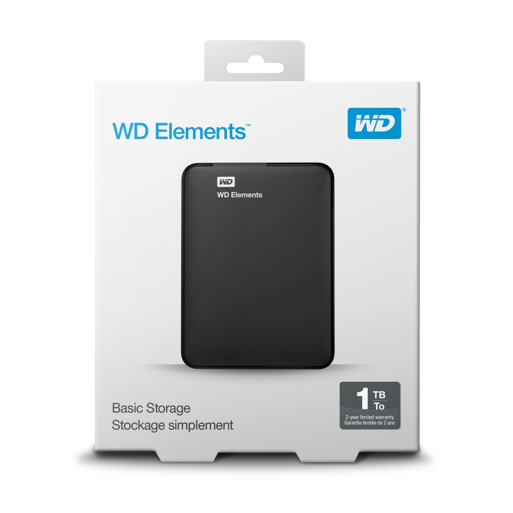 suficiente Más que nada techo Disco Rigido Externo Western Digital 1TB Elements Portátil 2.5″, USB 3.0,  Negro – para Mac/PC – Arrichetta